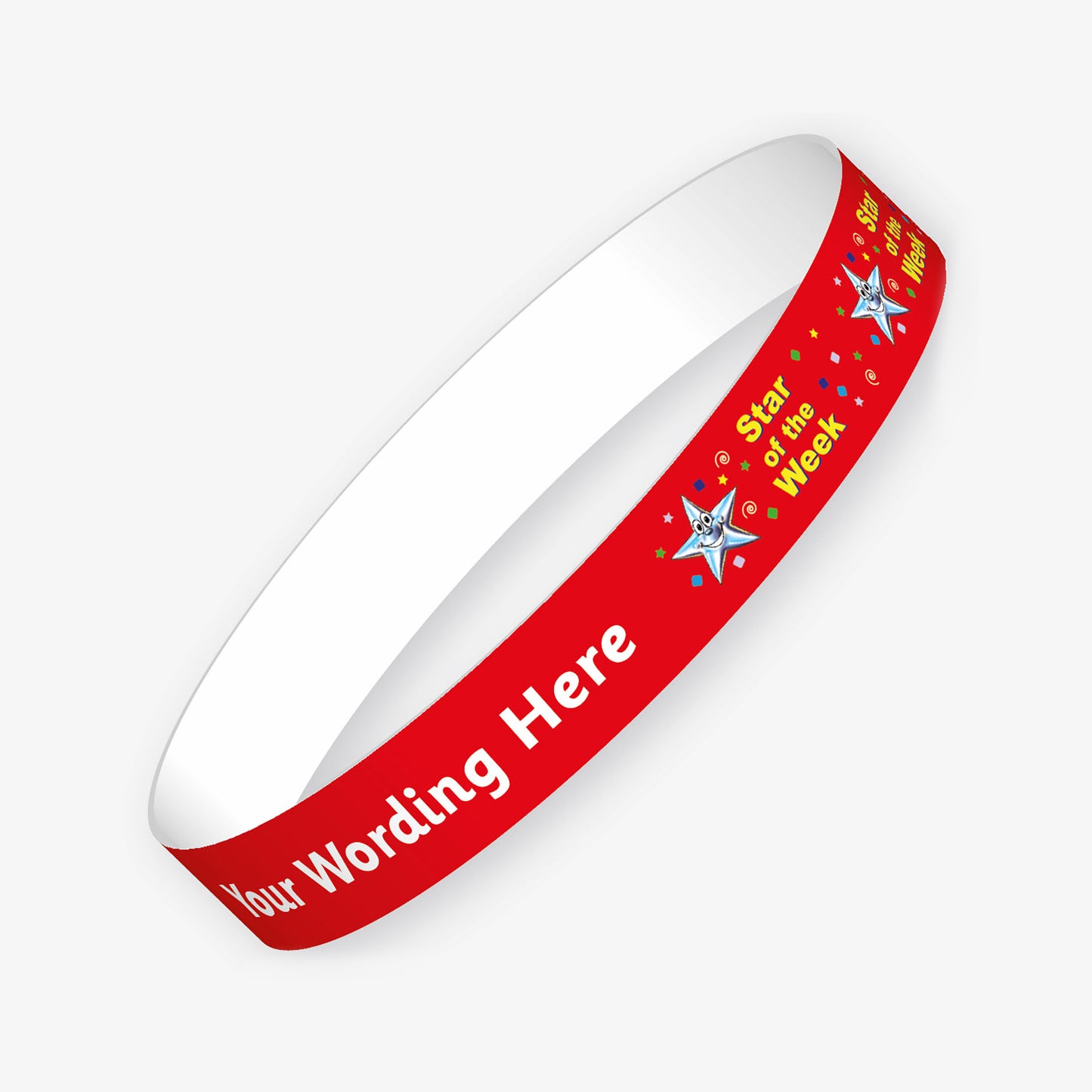 5 Personalised Star of the Week Wristbands