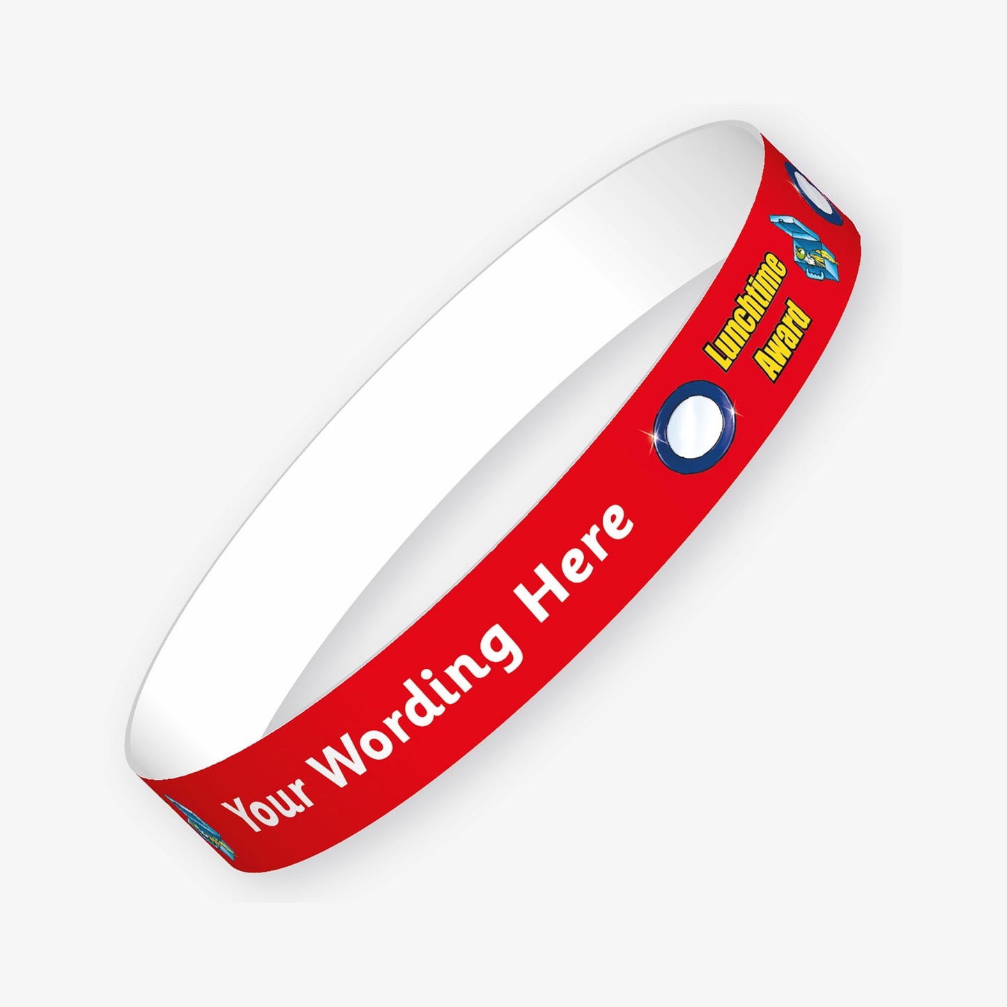 5 Personalised Lunchtime Award Wristbands