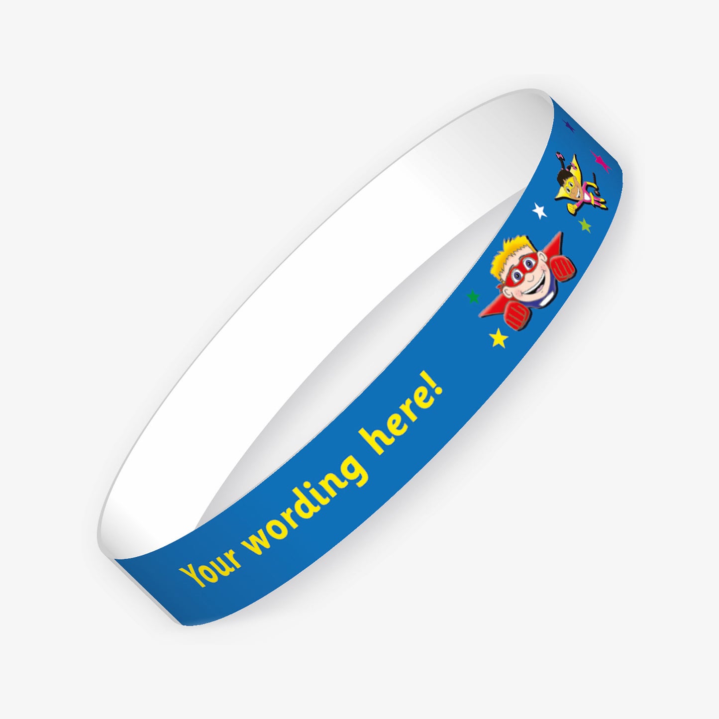 5 Personalised Superheroes Flying Wristbands