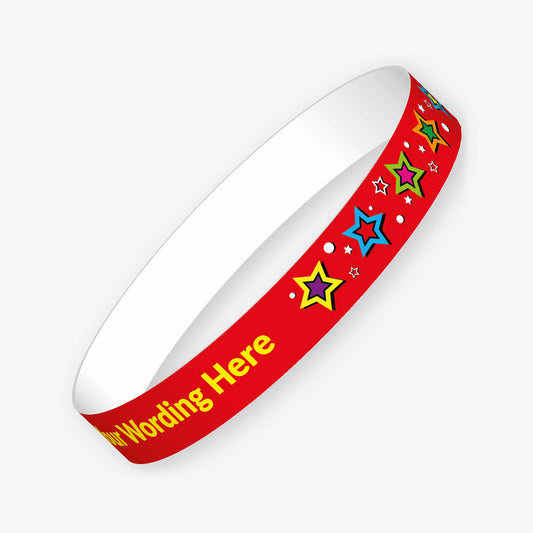 5 Personalised Stars Wristbands