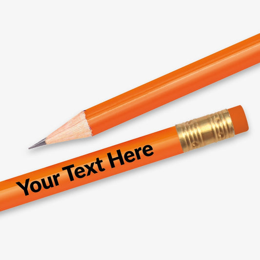 Personalised Pencil - Orange