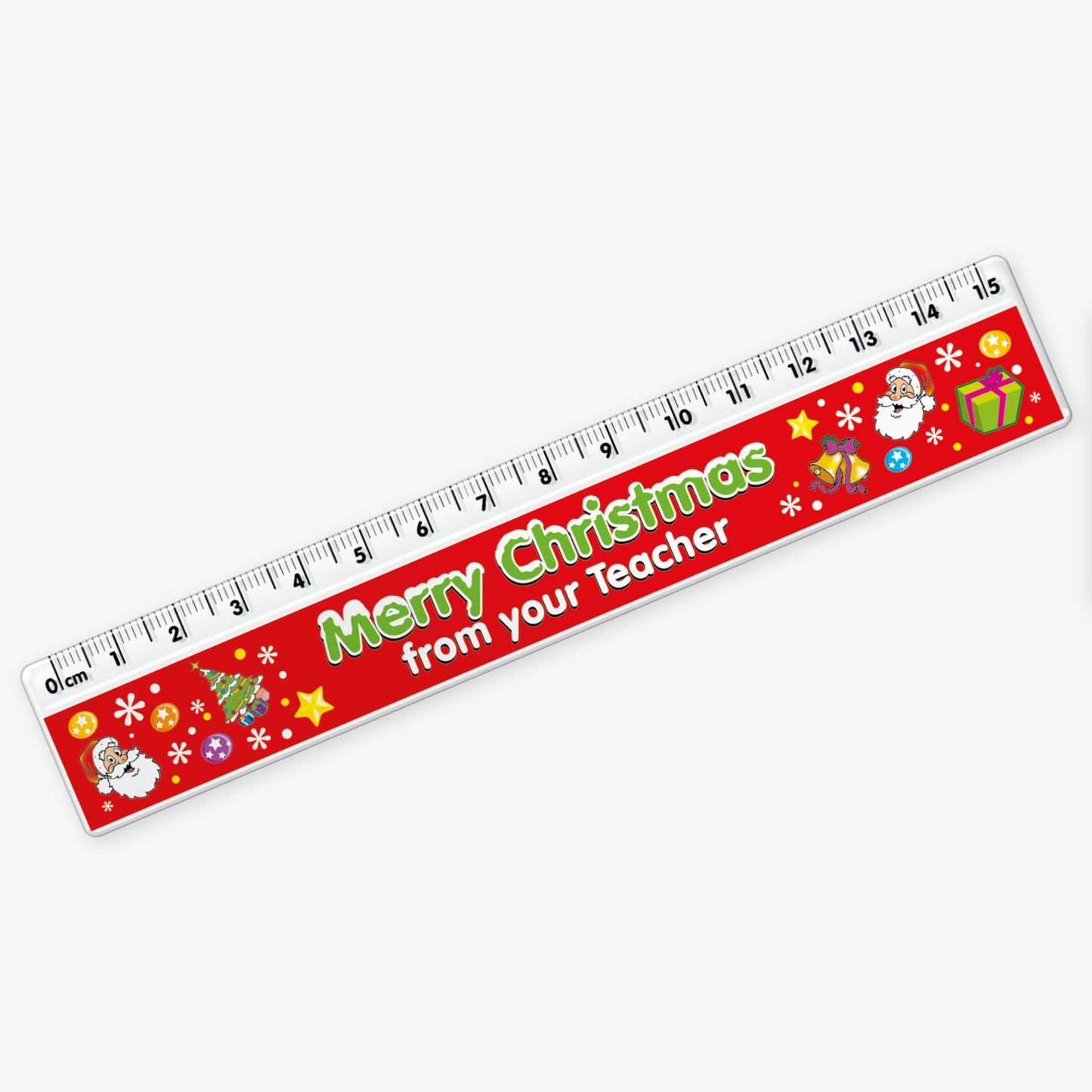 Merry Christmas from Your Teacher Ruler - 15cm