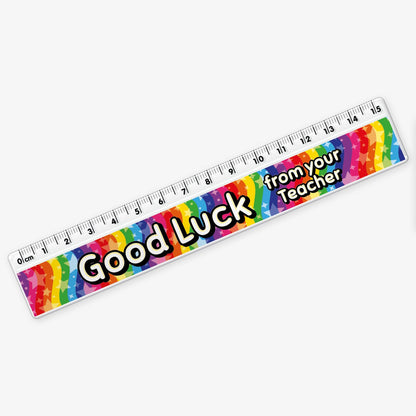 Good Luck from Your Teacher Ruler - 15cm