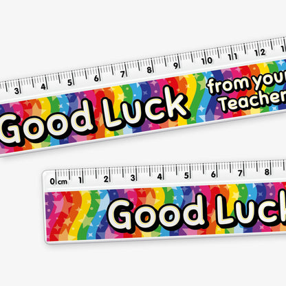 Good Luck from Your Teacher Ruler - 15cm