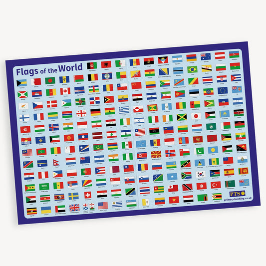 Flags of the World Poster - A2