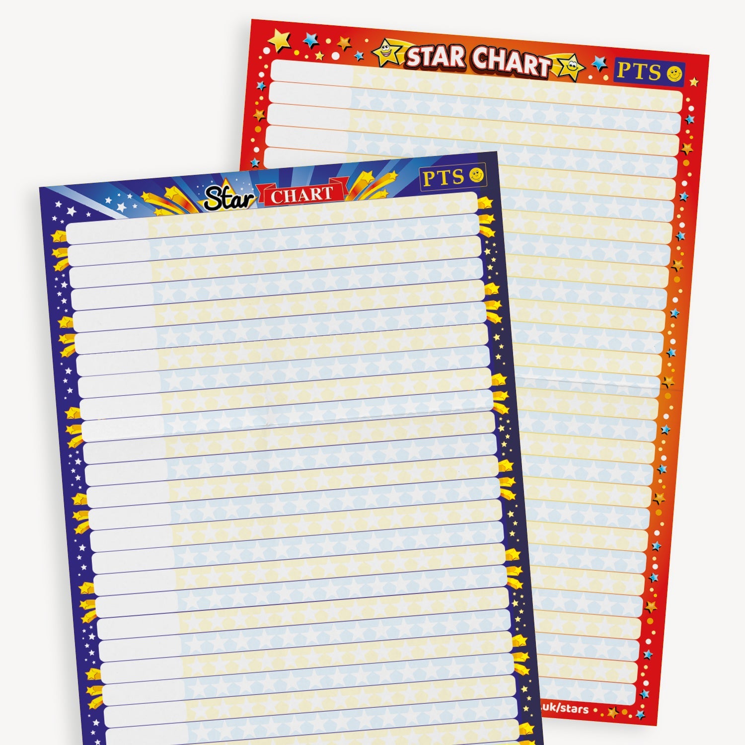 Sticker Collector Chart | Star Chart | A2 Poster | 28 Names