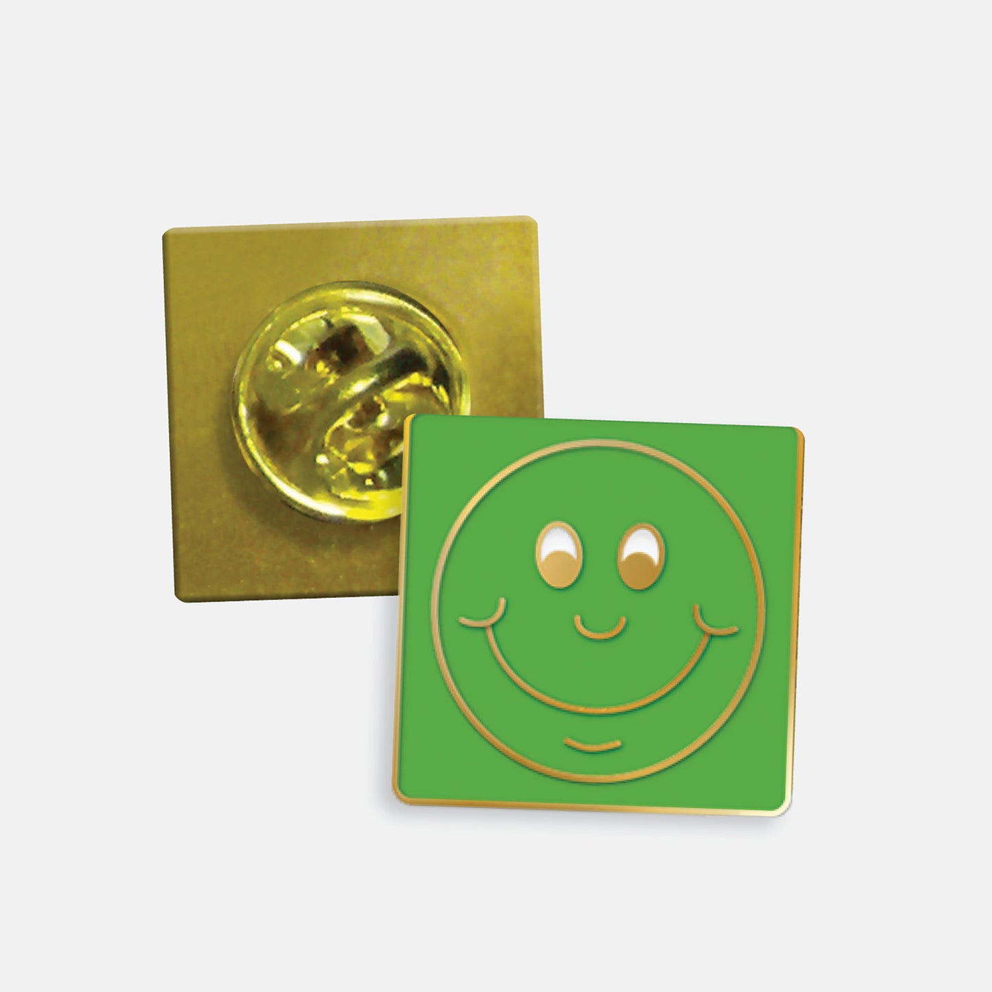 Enamel Smile Badge - 20mm