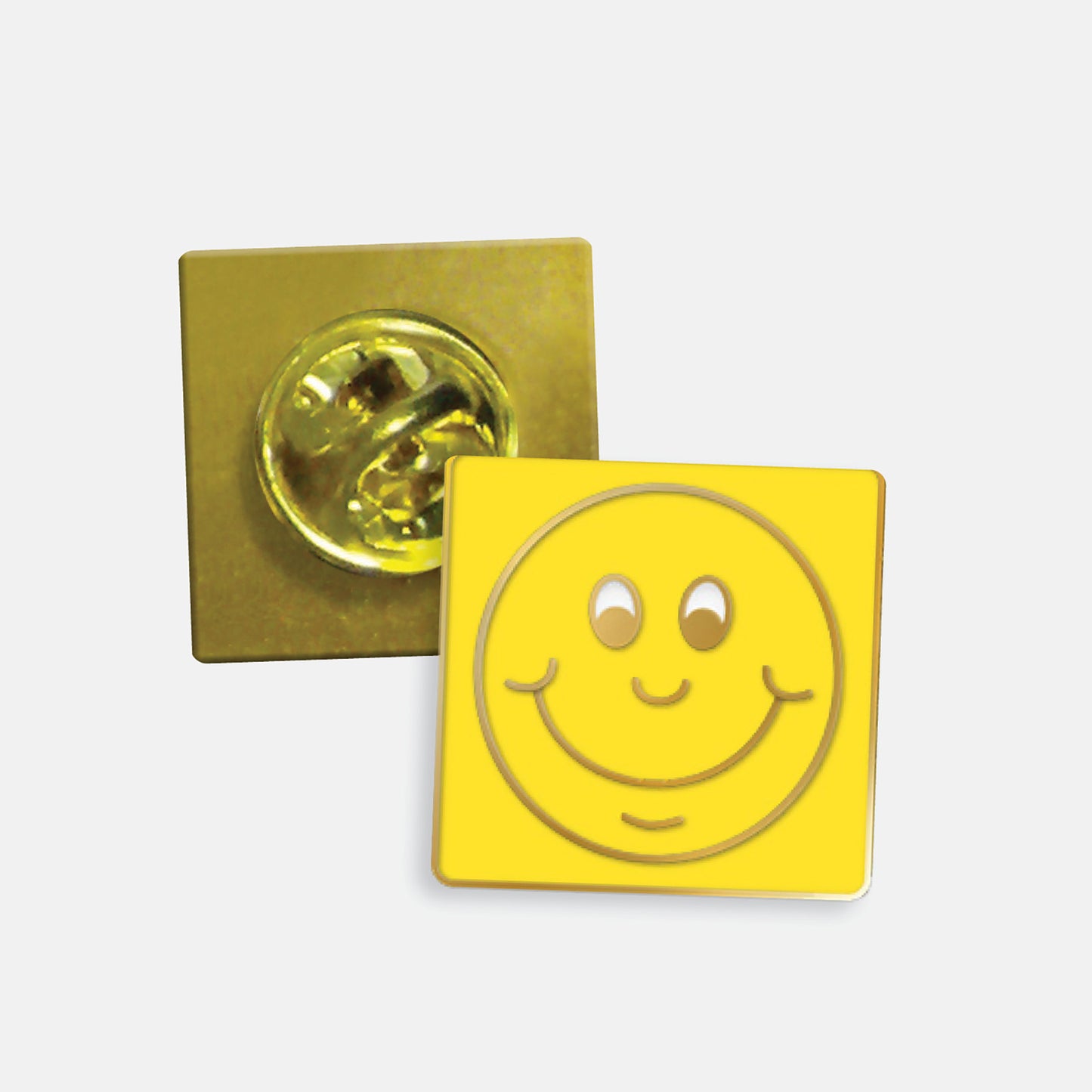 Enamel Smile Badge - 20mm