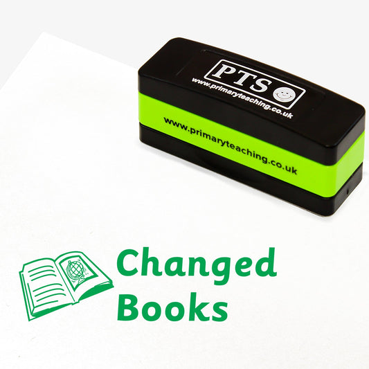 Changed Books Stakz Stamper - Green - 44 x 13mm