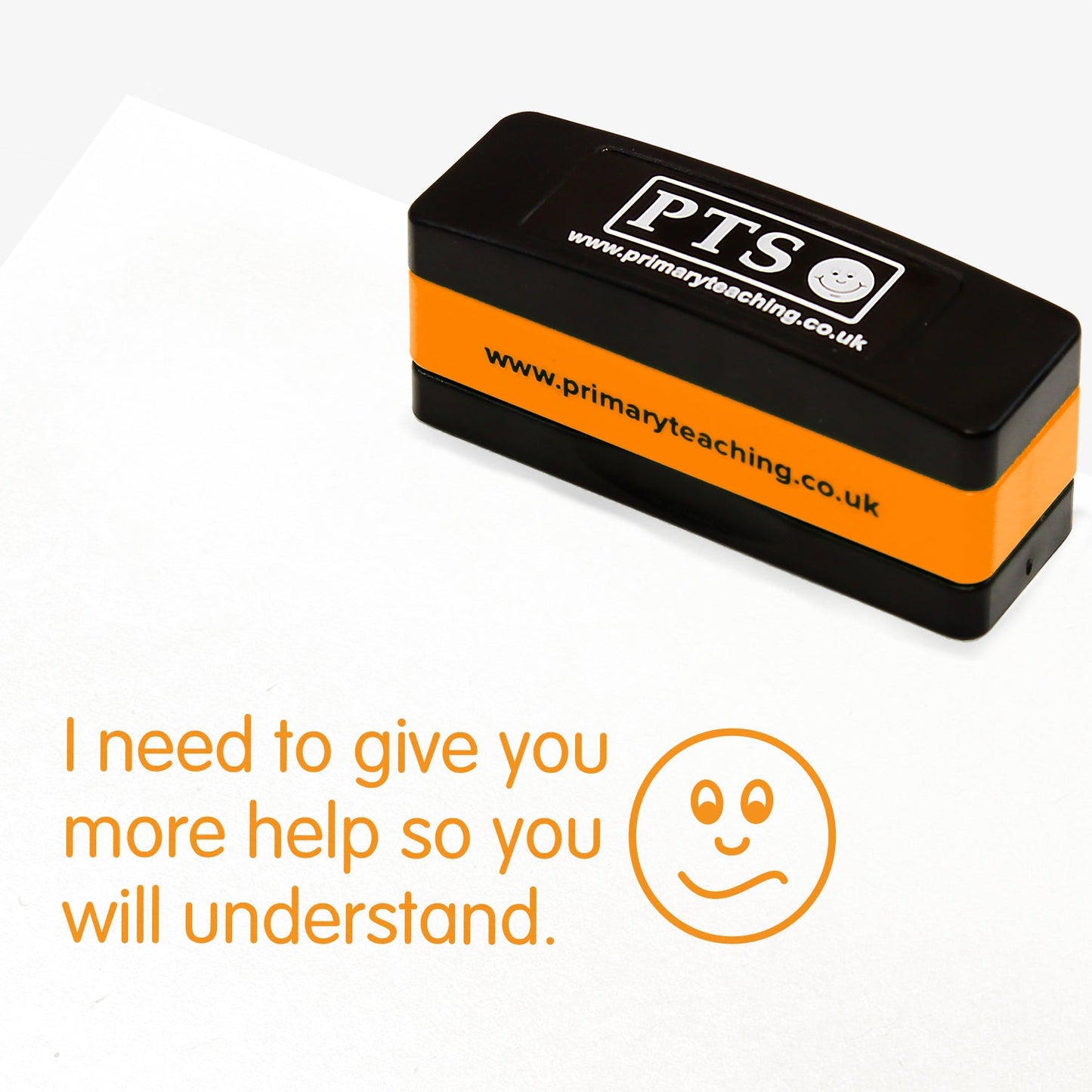 I Need to Give You More Help Stakz Stamper - Orange - 44 x 13mm