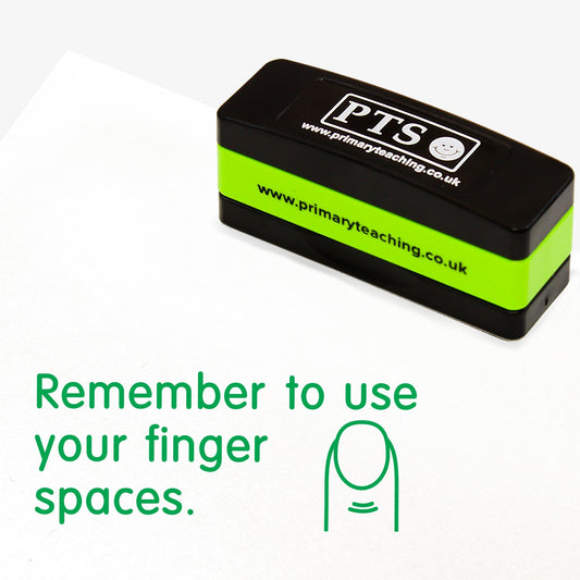 Remember to Use Your Finger Spaces Stakz Stamper - Green - 44 x 13mm
