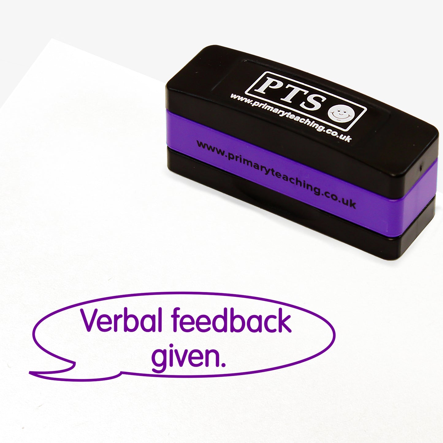 Verbal Feedback Given Stakz Stamper - 44 x 13mm