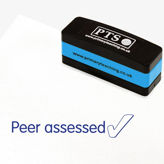 Peer Assessed Stakz Stamper - Blue - 44 x 13mm