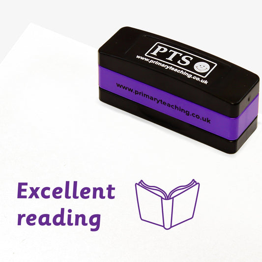 Excellent Reading Stakz Stamper - Purple - 44 x 13mm