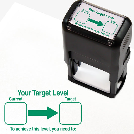 Your Target Level Stamper - Green - 42 x 22mm