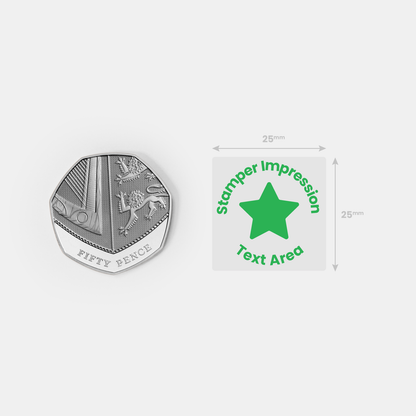 Personalised Well Done Stamper - 25mm