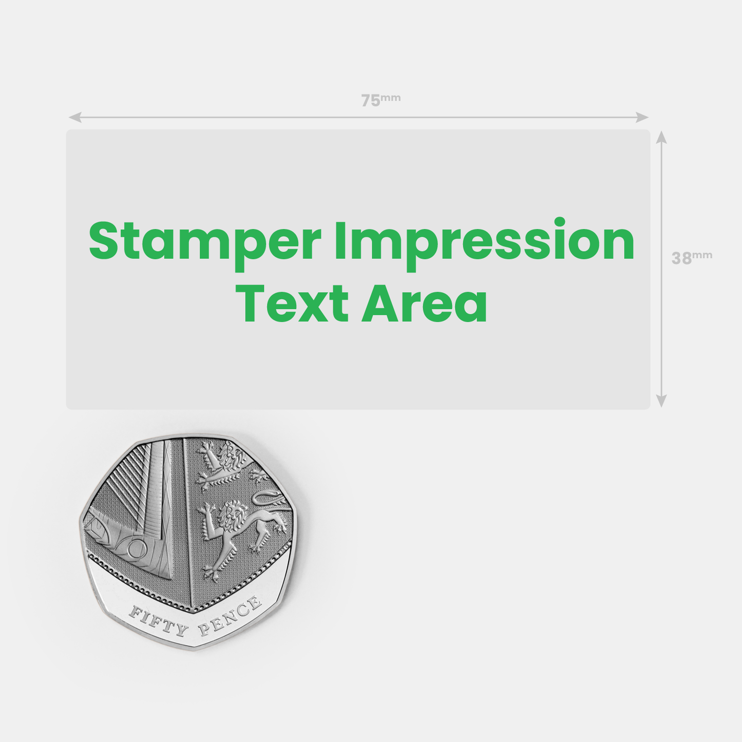 Personalised Stamper - 75 x 38mm