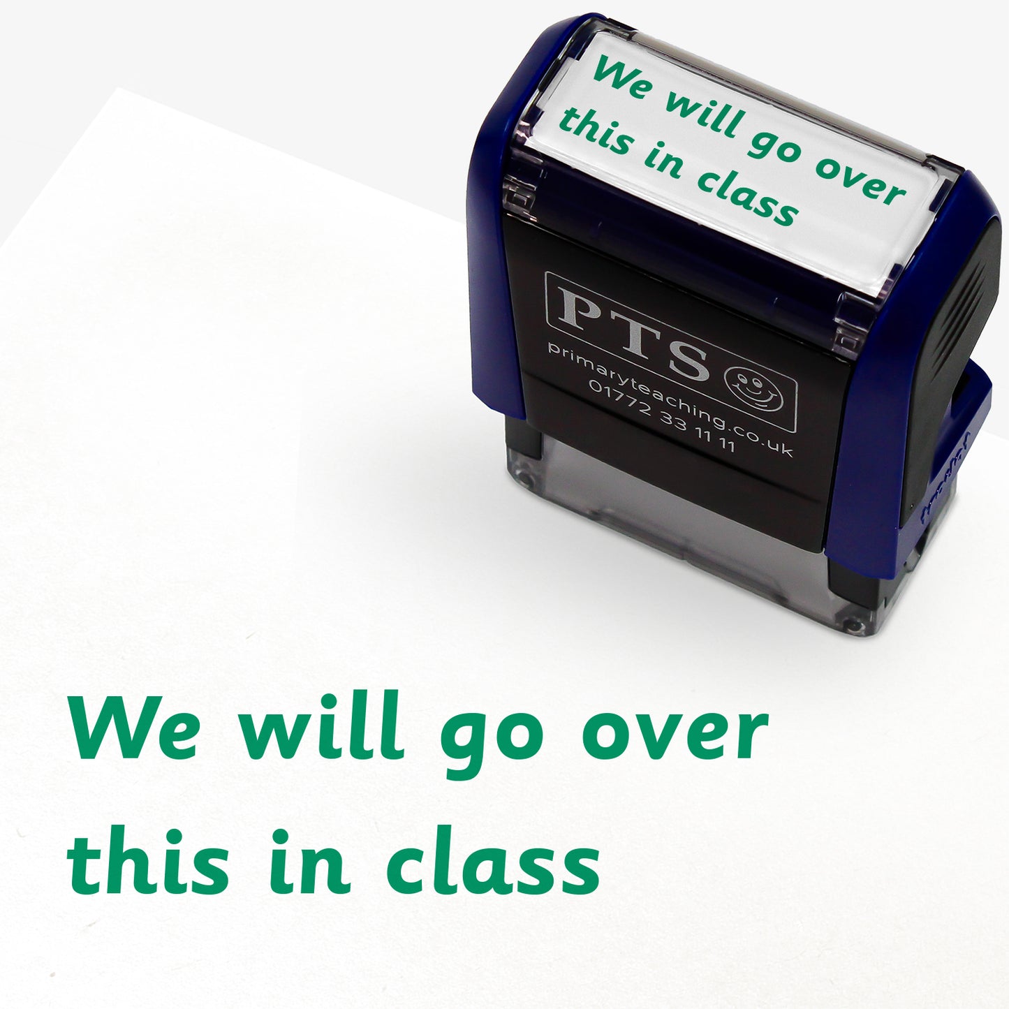 We Will Go Over This in Class Stamper - 38 x 15mm