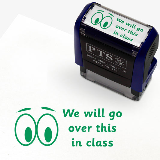 We Will Go Over This In Class Eyes Stamper - 38 x 15mm