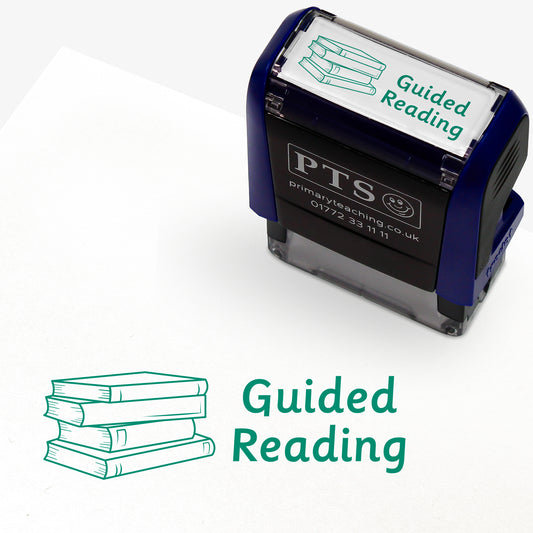 Guided Reading Book Stack Stamper - 38 x 15mm