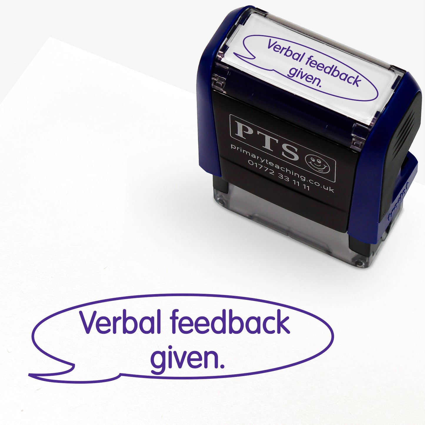 Verbal Feedback Given Stamper - 38 x 15mm