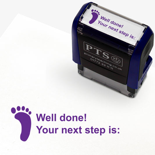 Your Next Step Is Footstep Stamper - 38 x 15mm