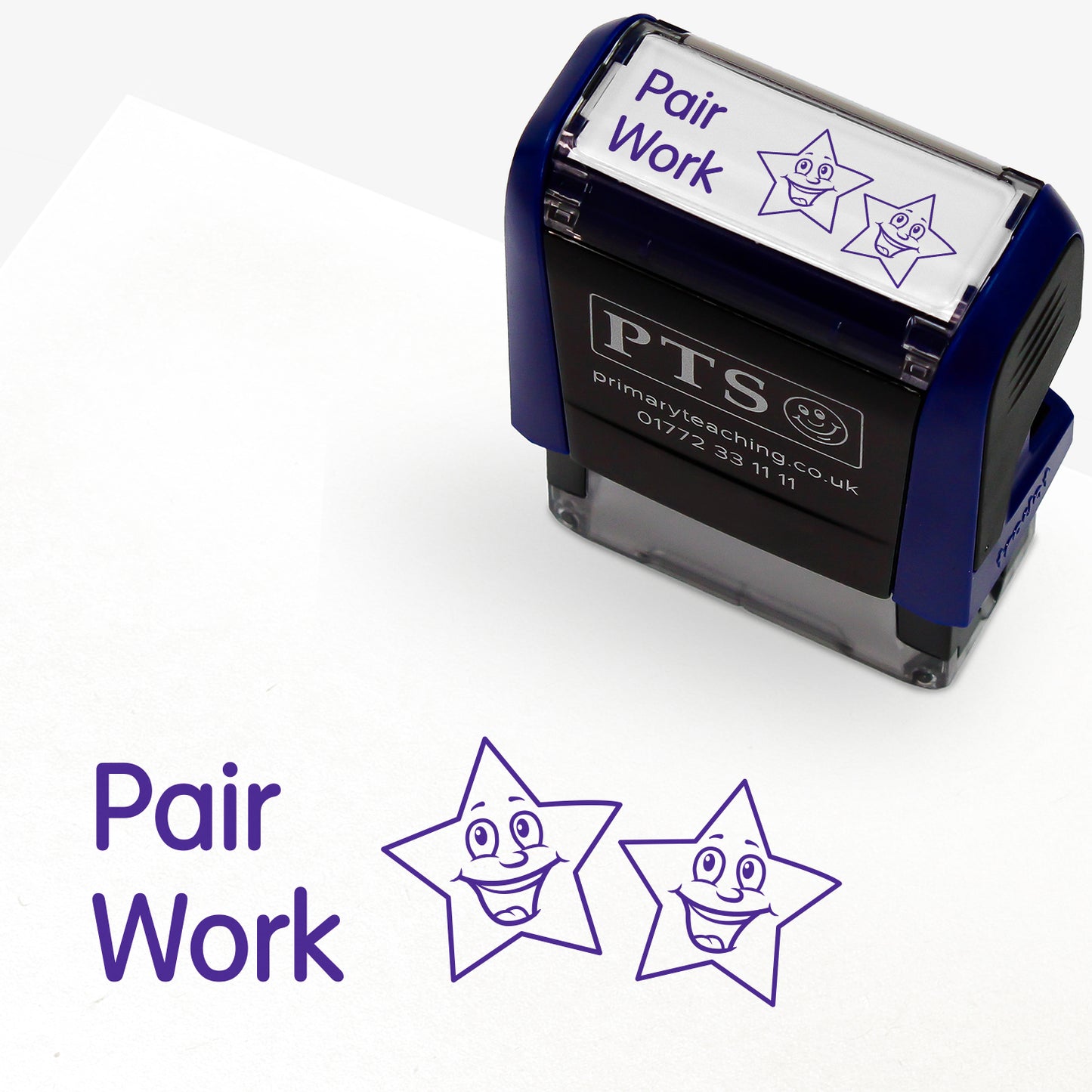 Pair Work Stars Stamper - 38 x 15mm