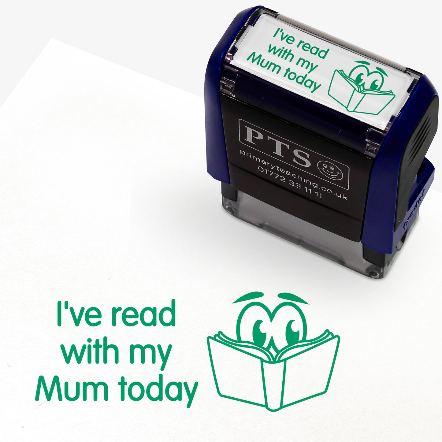 I've Read With My Mum Today Stamper - 25mm