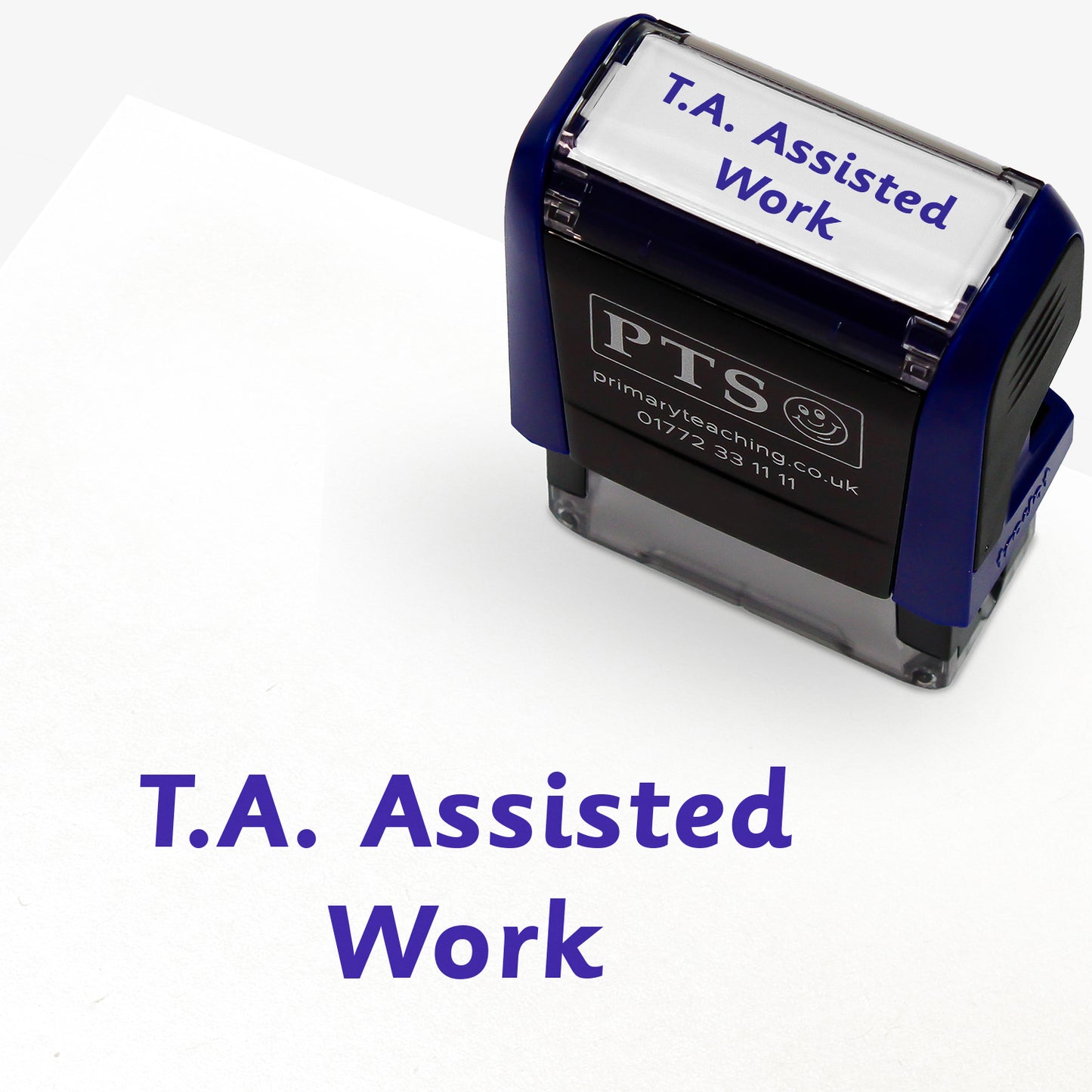 T.A. Assisted Work Stamper - Purple - 38 x 15mm