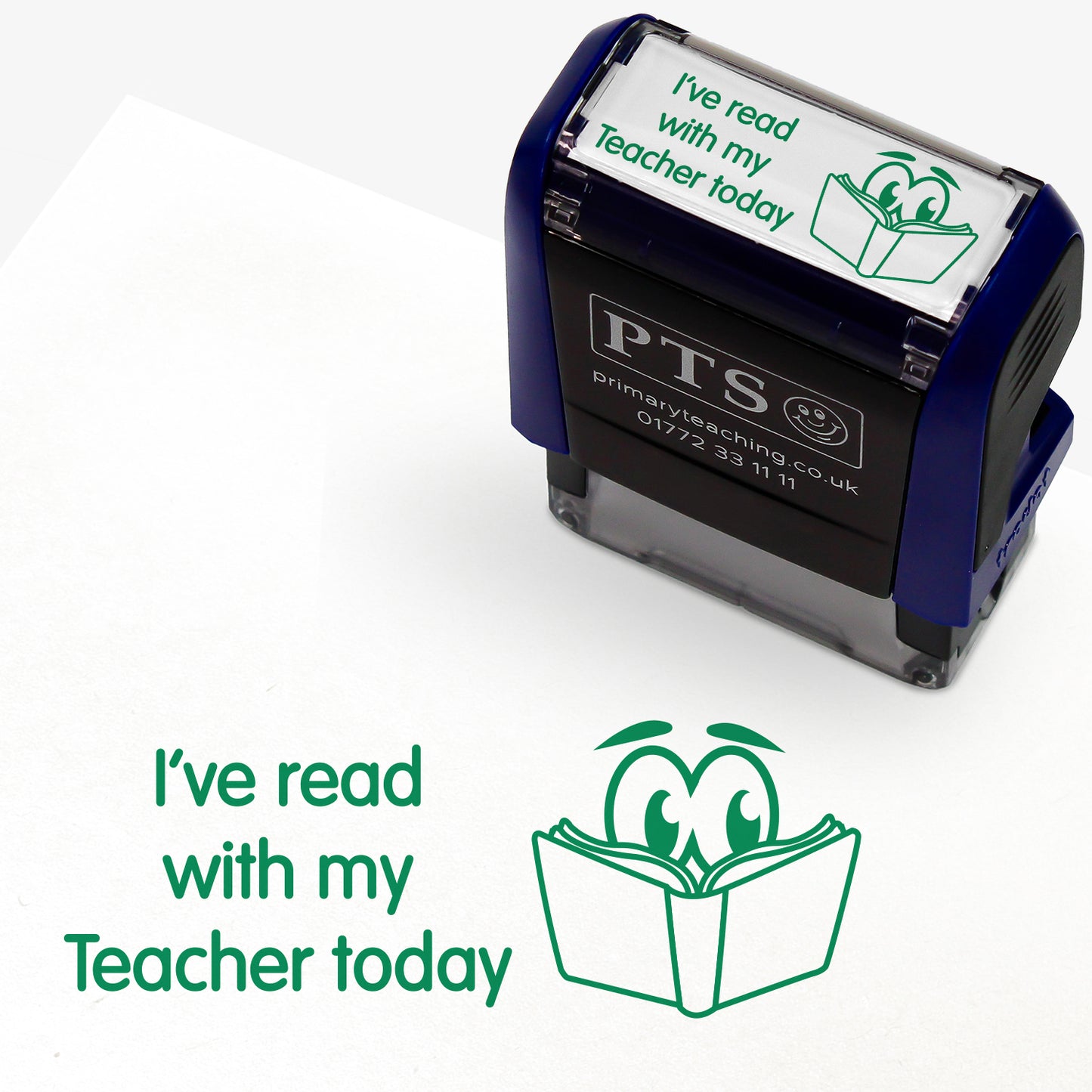 I've Read with My Teacher Today Stamper - 38 x 15mm