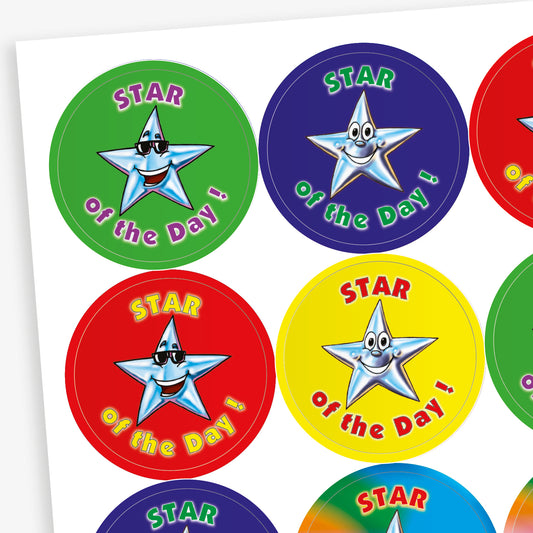Star of the Day Stickers - 32mm