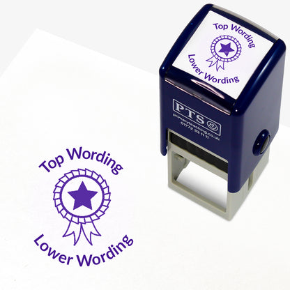 Personalised Rosette Stamper - 25mm