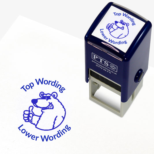 Personalised Polar Bear Stamper - 25mm