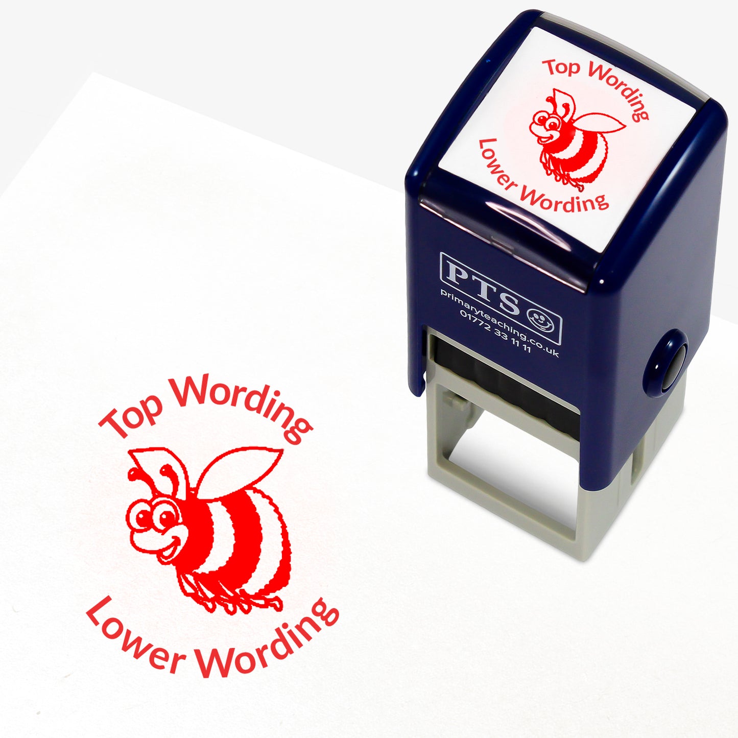 Personalised Bee Stamper - 25mm