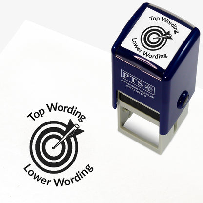 Personalised Arrow and Target Stamper - 25mm