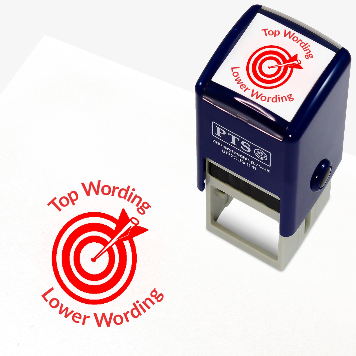 Personalised Arrow and Target Stamper - 25mm