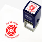 Personalised Arrow and Target Stamper - 25mm