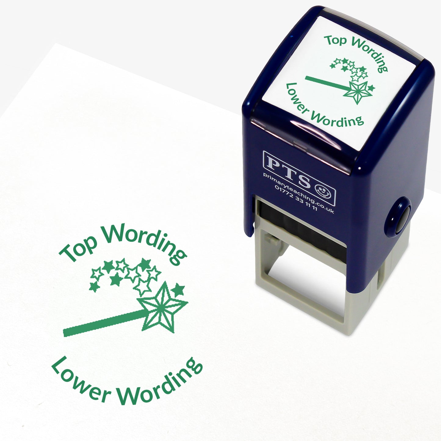 Personalised Magic Wand Stamper - 25mm