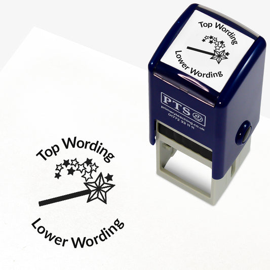 Personalised Magic Wand Stamper - 25mm