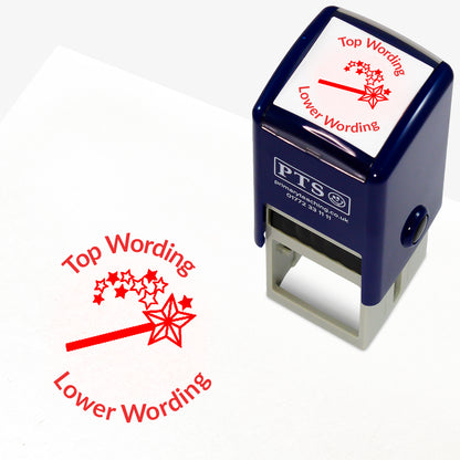 Personalised Magic Wand Stamper - 25mm