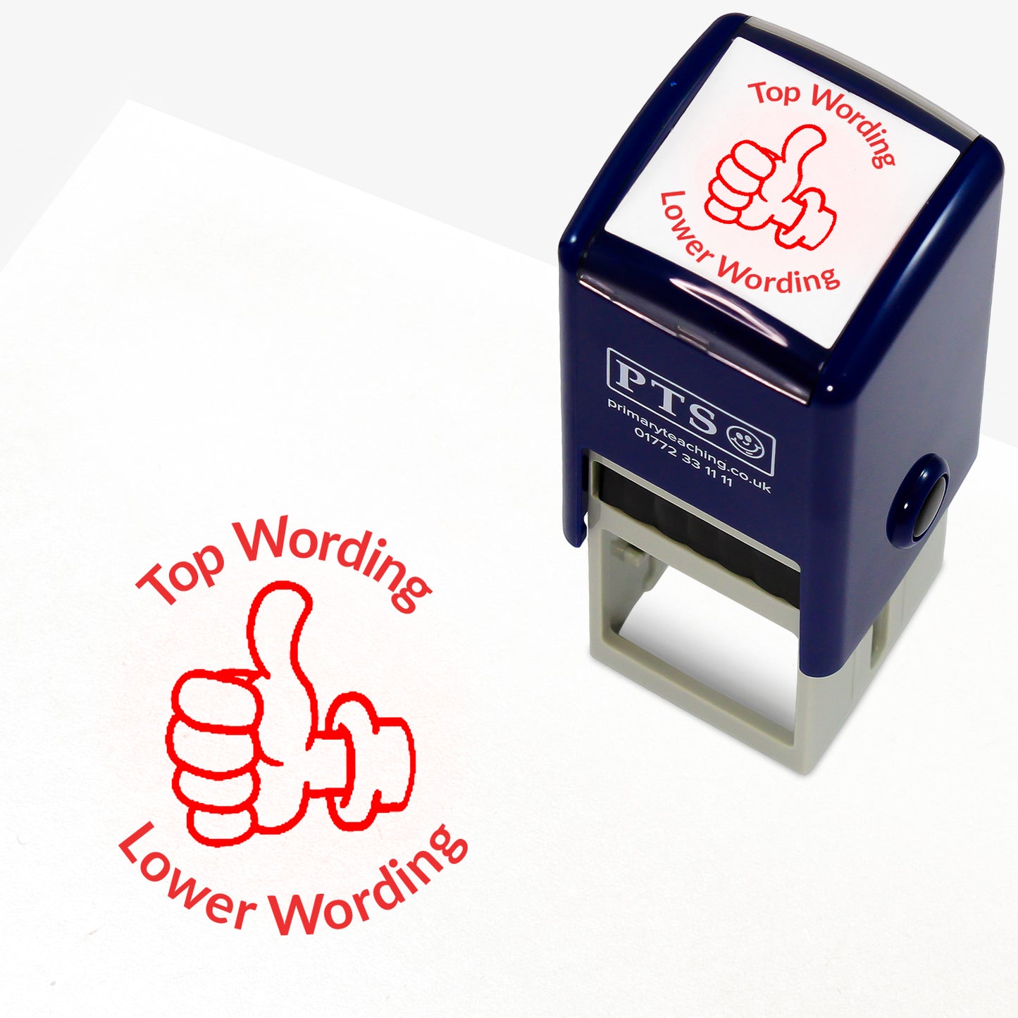 Personalised Thumbs Up Stamper - 25mm