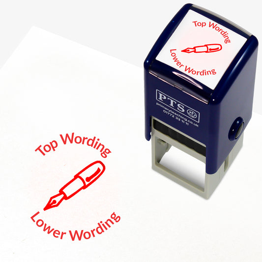 Personalised Fountain Pen Stamper - 25mm