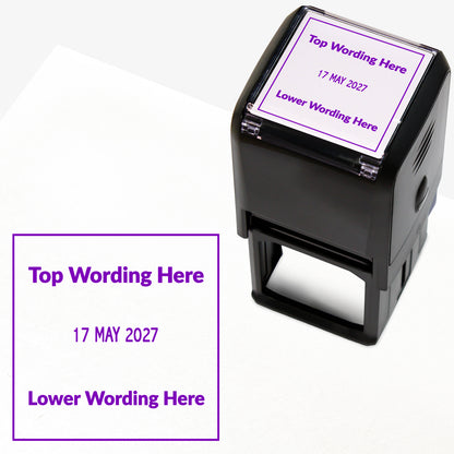 Personalised Date Stamper - 38mm