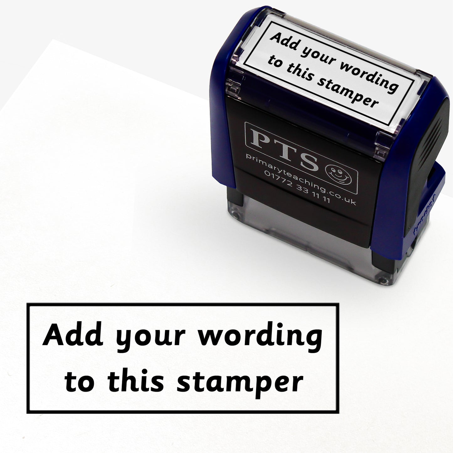 Personalised Text Box Stamper - 38 x 14mm