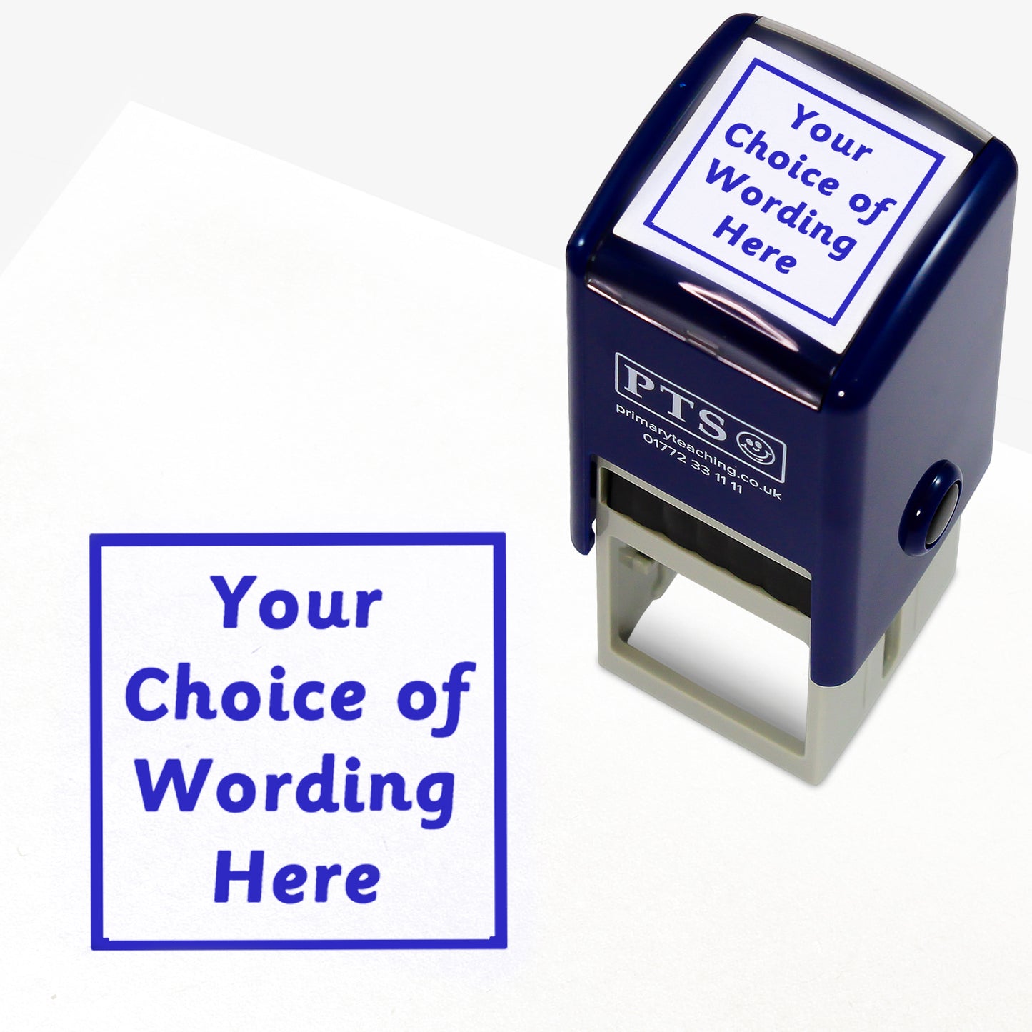 Personalised Text Box Stamper - 25mm