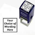 Personalised Text Box Stamper - 25mm