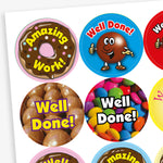 Chocolate Scented Reward Stickers - 32mm