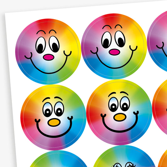 Berry Scented Rainbow Smile Stickers - 32mm