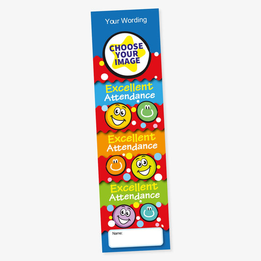 Design Your Own Excellent Attendance Bookmark