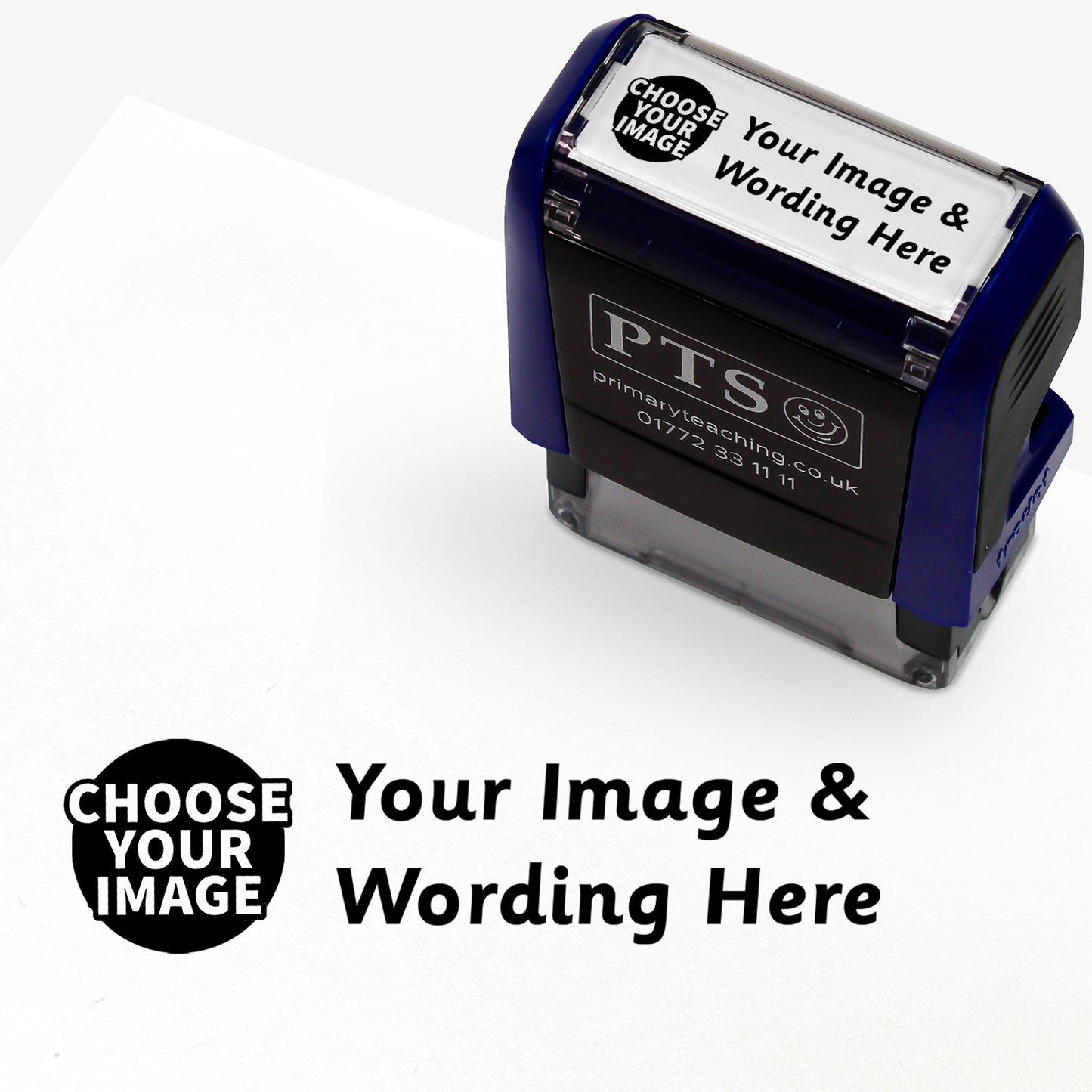 Design Your Own Image and Wording Stamper - 38 x 14mm